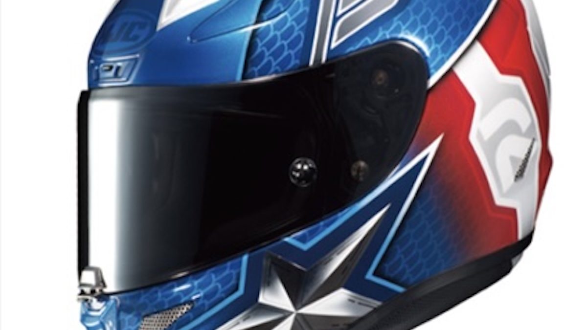 Casco Moto Marvel Hjc Captain America Captain America HJC RPHA-11