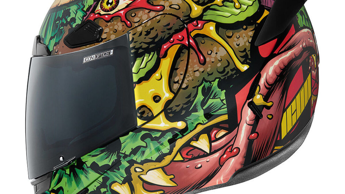 icon AIRFRAME PRO FAST FOOD (MFJ公認) Webike | ICON アイコン AIRFRAME PRO FASTFOOD HELMET [エア