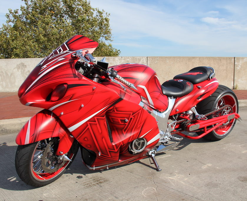 Custom Red Hayabusa