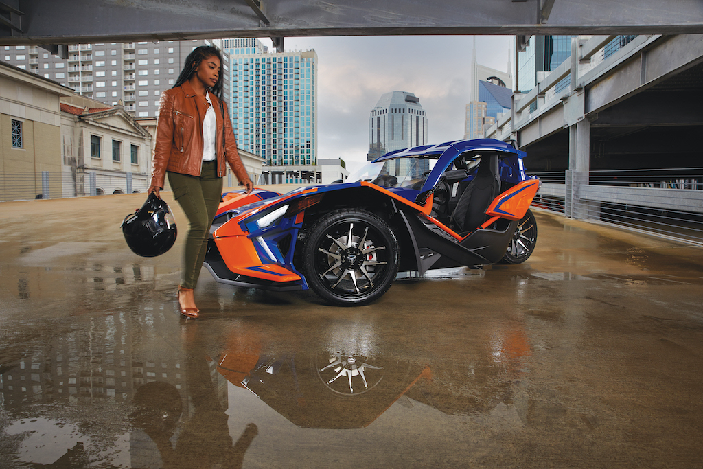 Slingshot Women Behind the Wheel