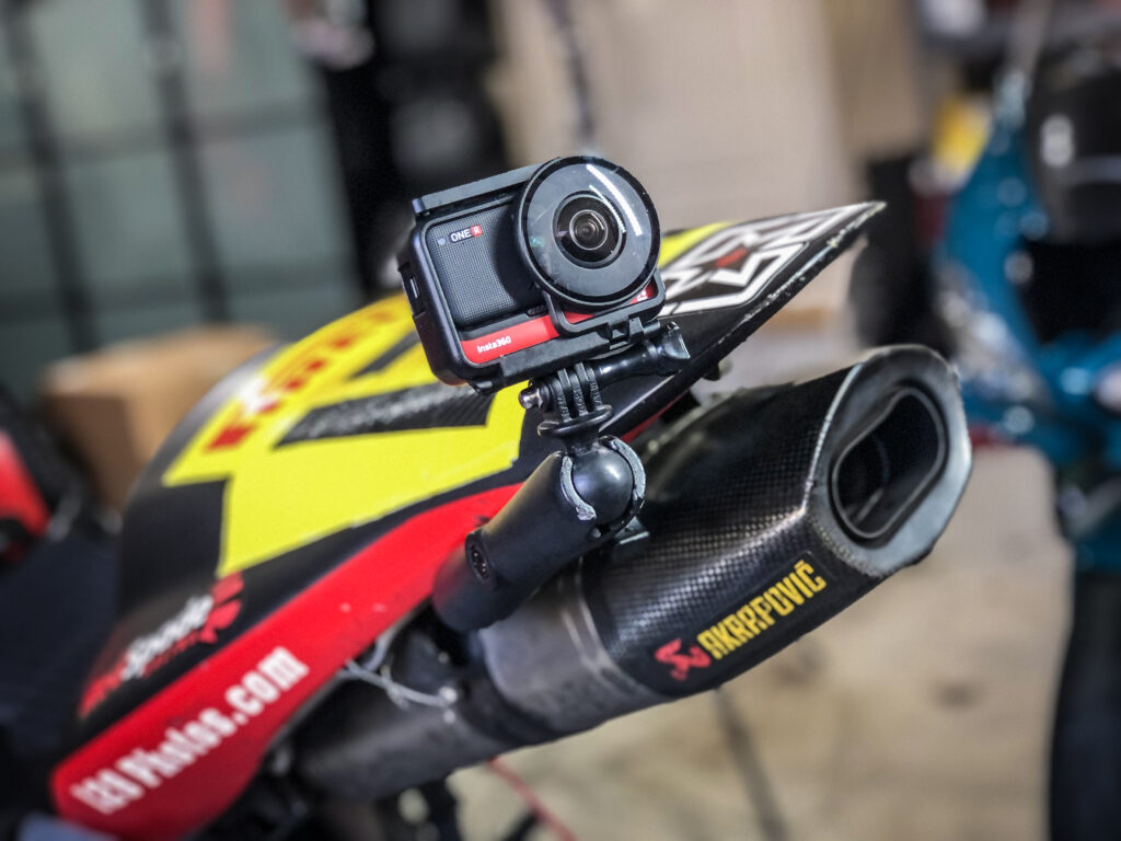 insta360 one x2 motorcycle video