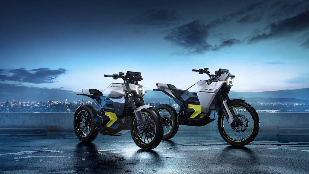 Can-Am Pulse and Origin Electric Motorcycles
