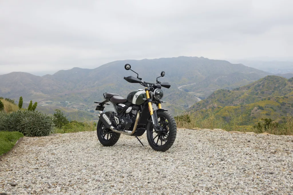 Triumph Scrambler 400 X - First Look