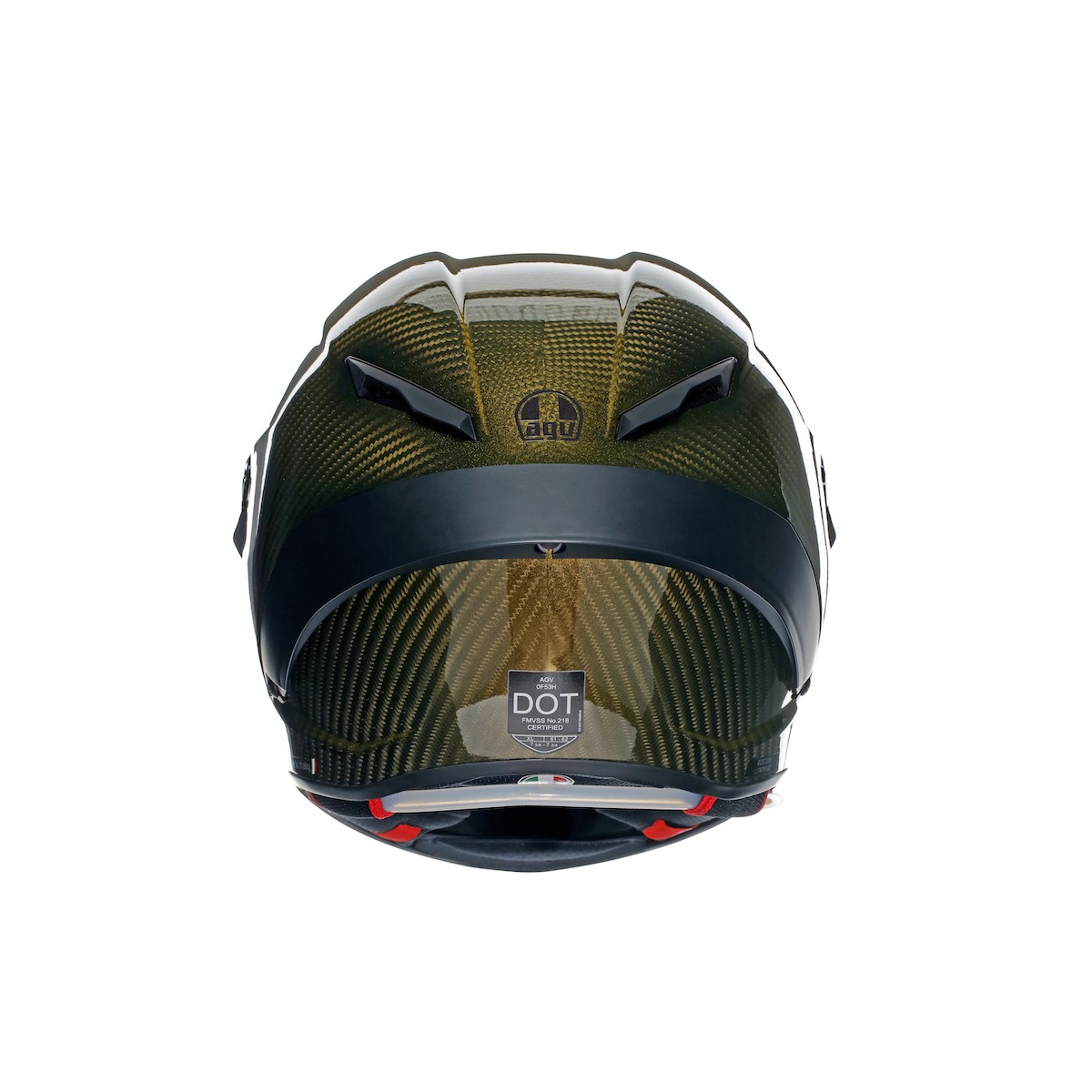 The Pista GP RR Oro Helmet from AGV 4 Pista GP RR Oro