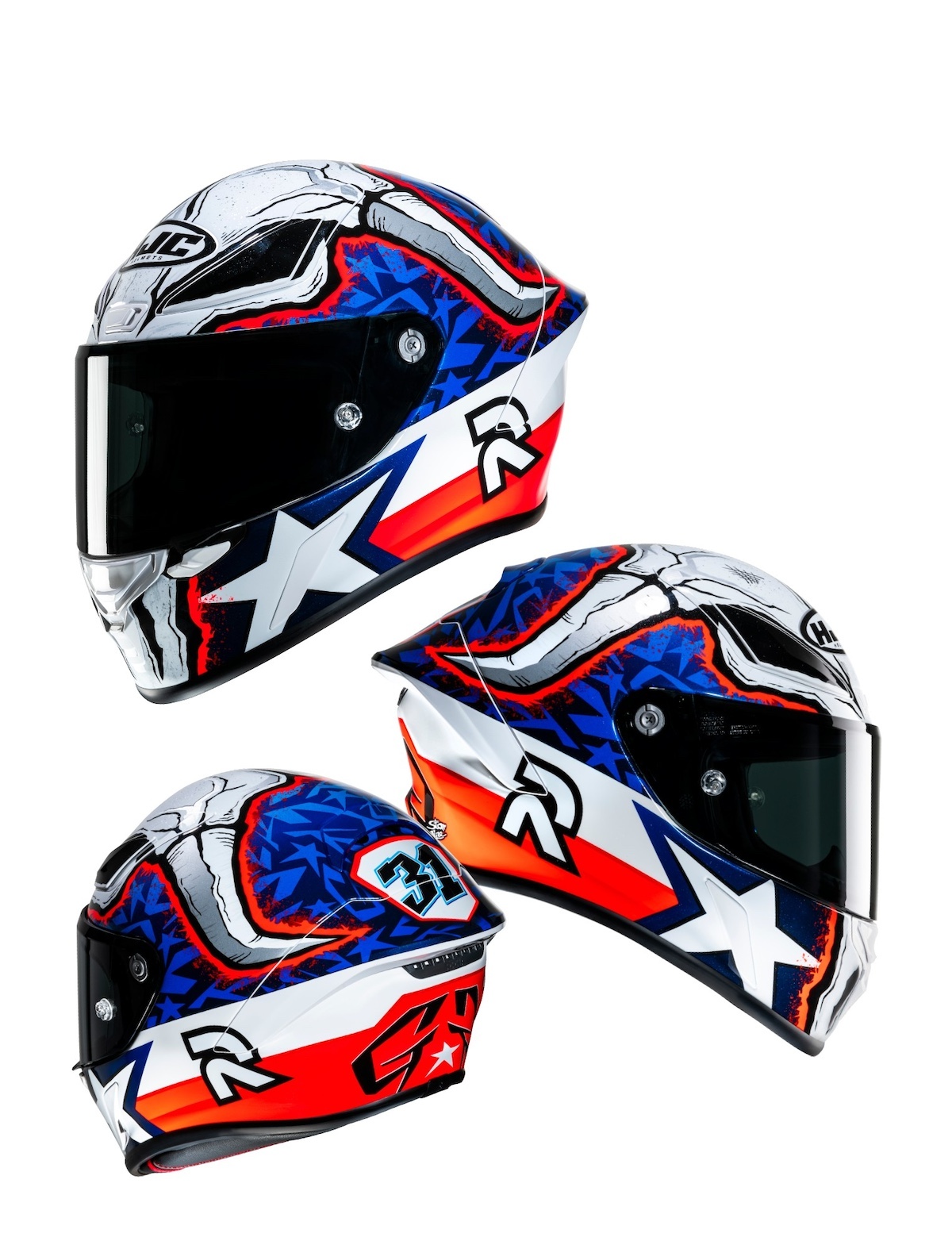 Garrett Gerloff Replica HJC Helmet 3 HJC Garrett Gerloff Replica Helmet