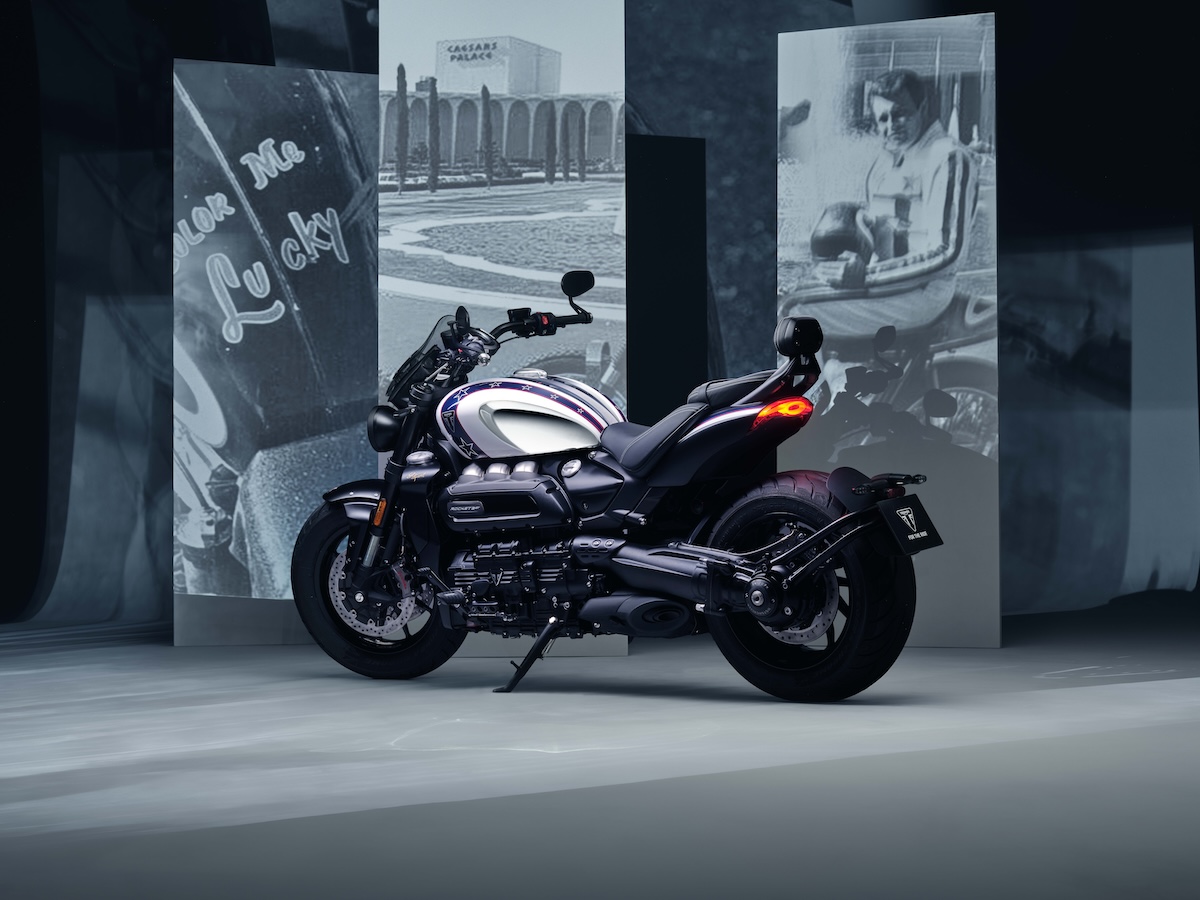 The Evel Knievel Triumph Rocket 3 R and Rocket 3 GT 8 Triumph Evel Knievel Rocket