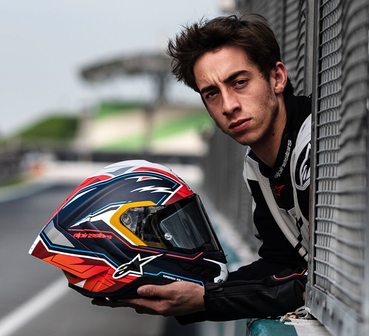 Alpinestars Pedro Acosta Replica S-R10 Racing Helmet 4 Alpinestars Pedro Acosta Replica