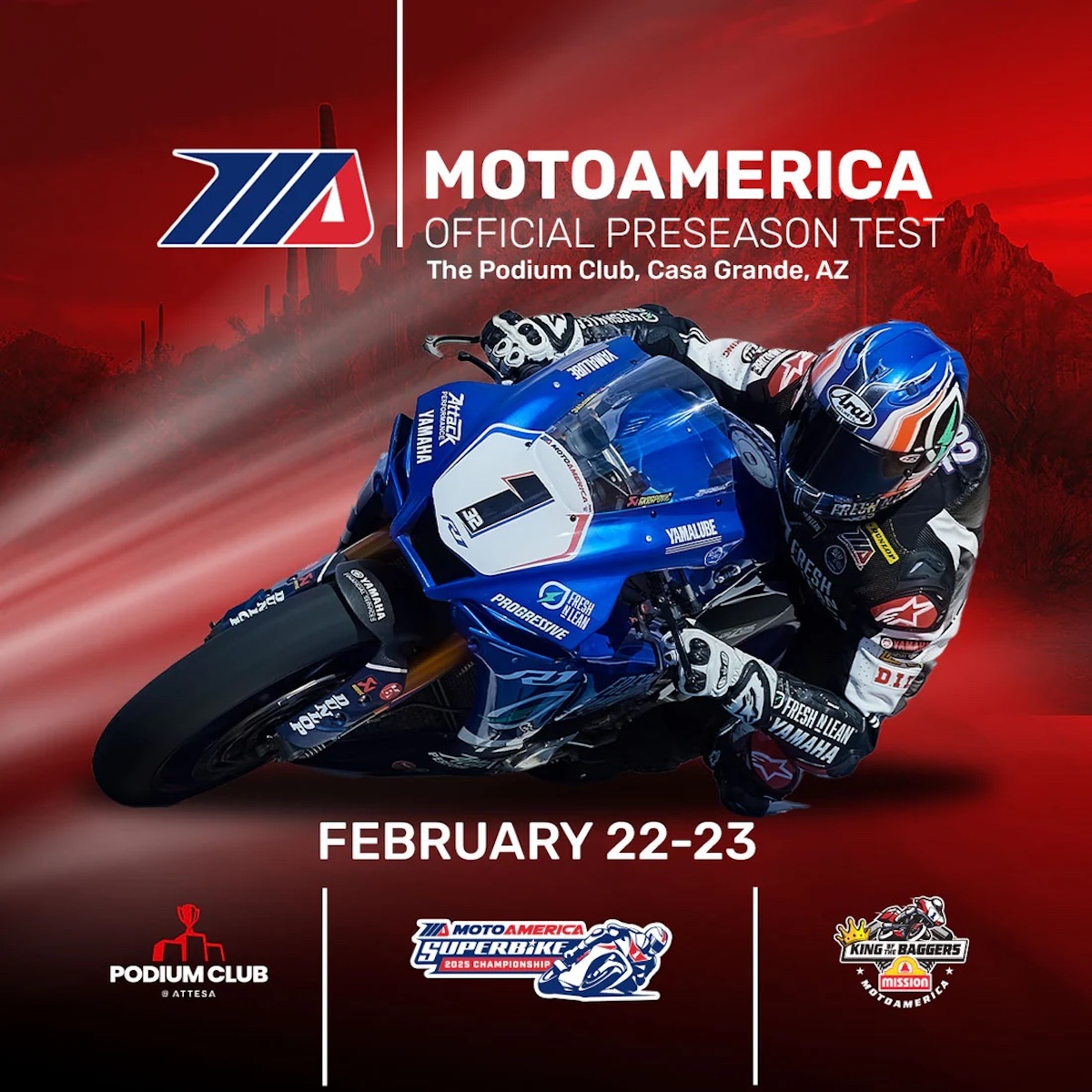 MotoAmerica Dunlop Preseason Test - Spectator Tickets On Sale 3