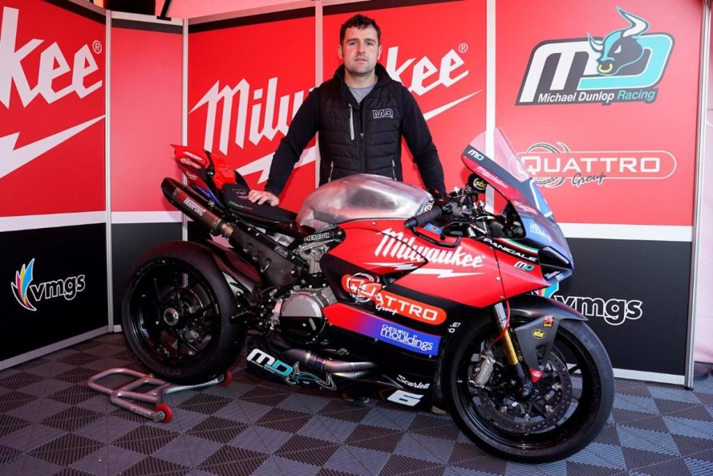 Michael Dunlop and MILWAUKEE Ducati