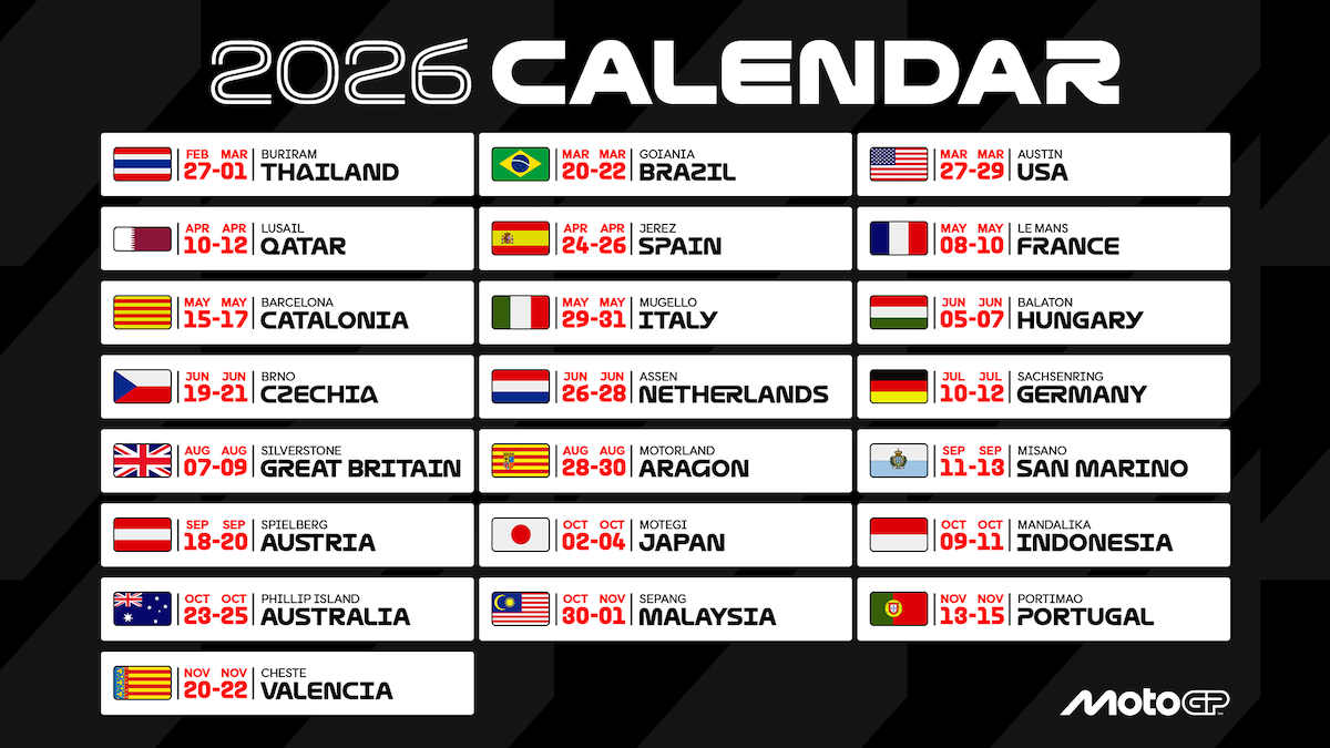 motogp 2026 calendar