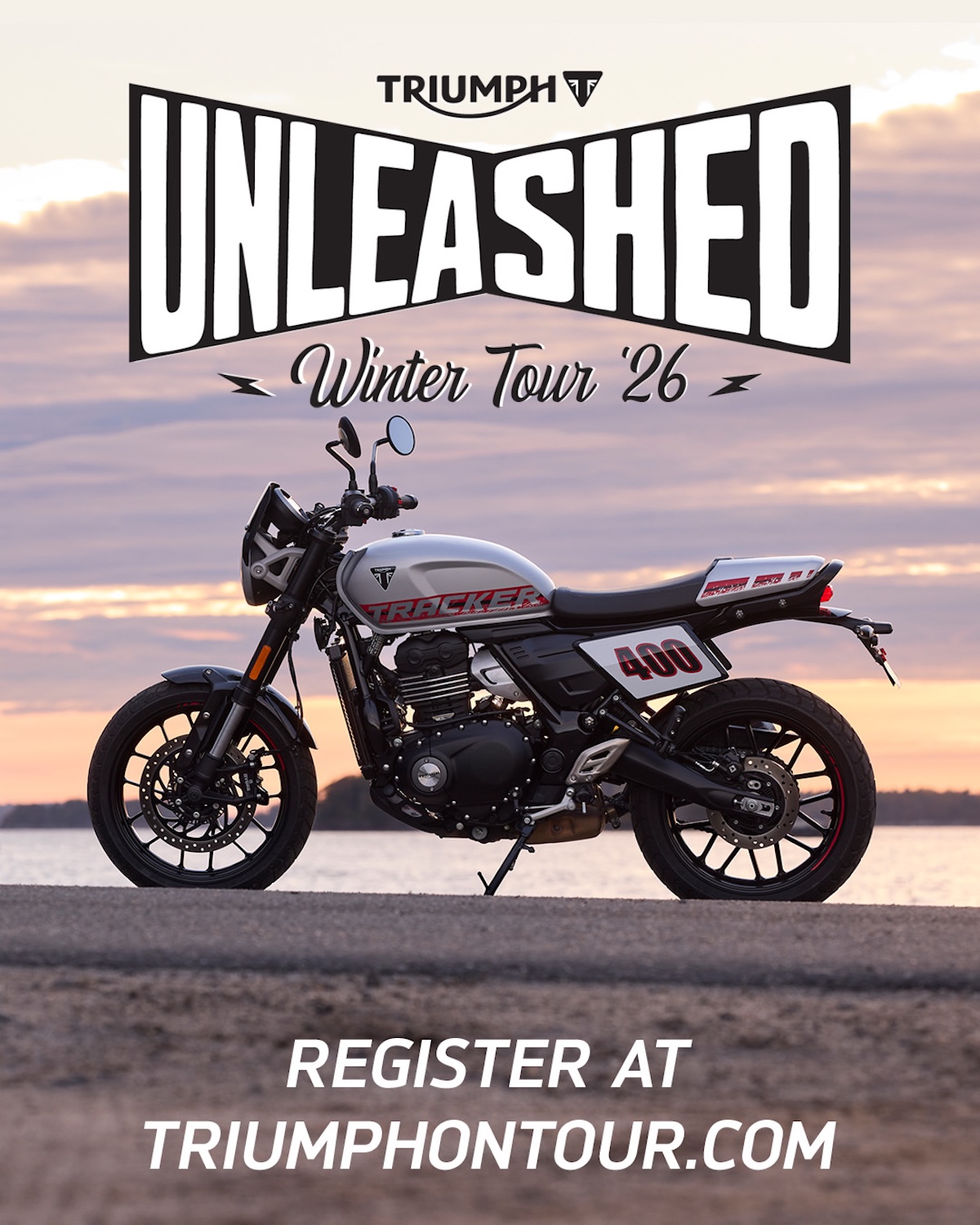 Triumph 2026 Unleashed Dealer Tour sportbikesincmag.com 2