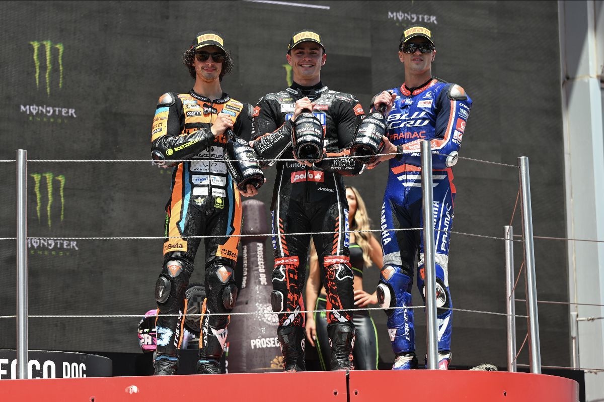 Moto2 Catalan GP 2026 podium Gonzalez Vietti Guevara
