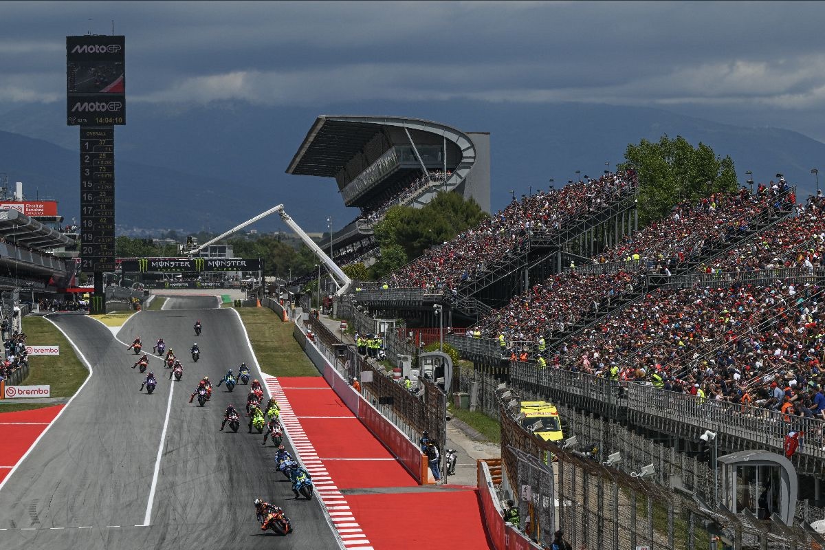 2026 Catalan MotoGP race start Circuit de Barcelona-Catalunya