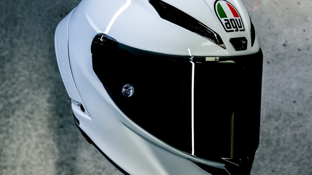 The AGV Pista GP RR Mono White Brings GP-Level Protection