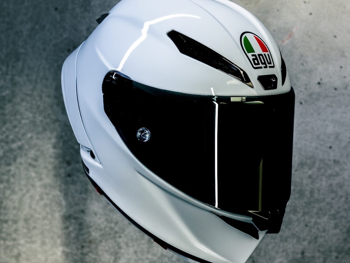 The AGV Pista GP RR Mono White Brings GP-Level Protection
