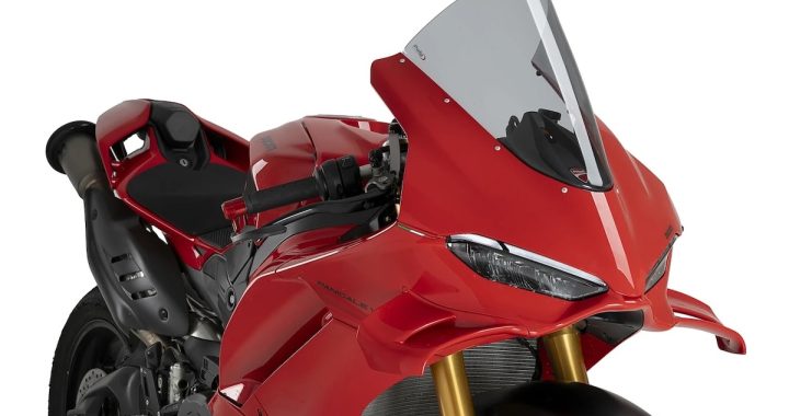 Puig R-Racer Panigale V4 Screen: Race-Proven Wind Protection