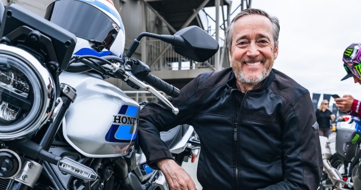 Freddie Spencer Gives the Honda CB1000F Its First US Ride at Monterey Car Week