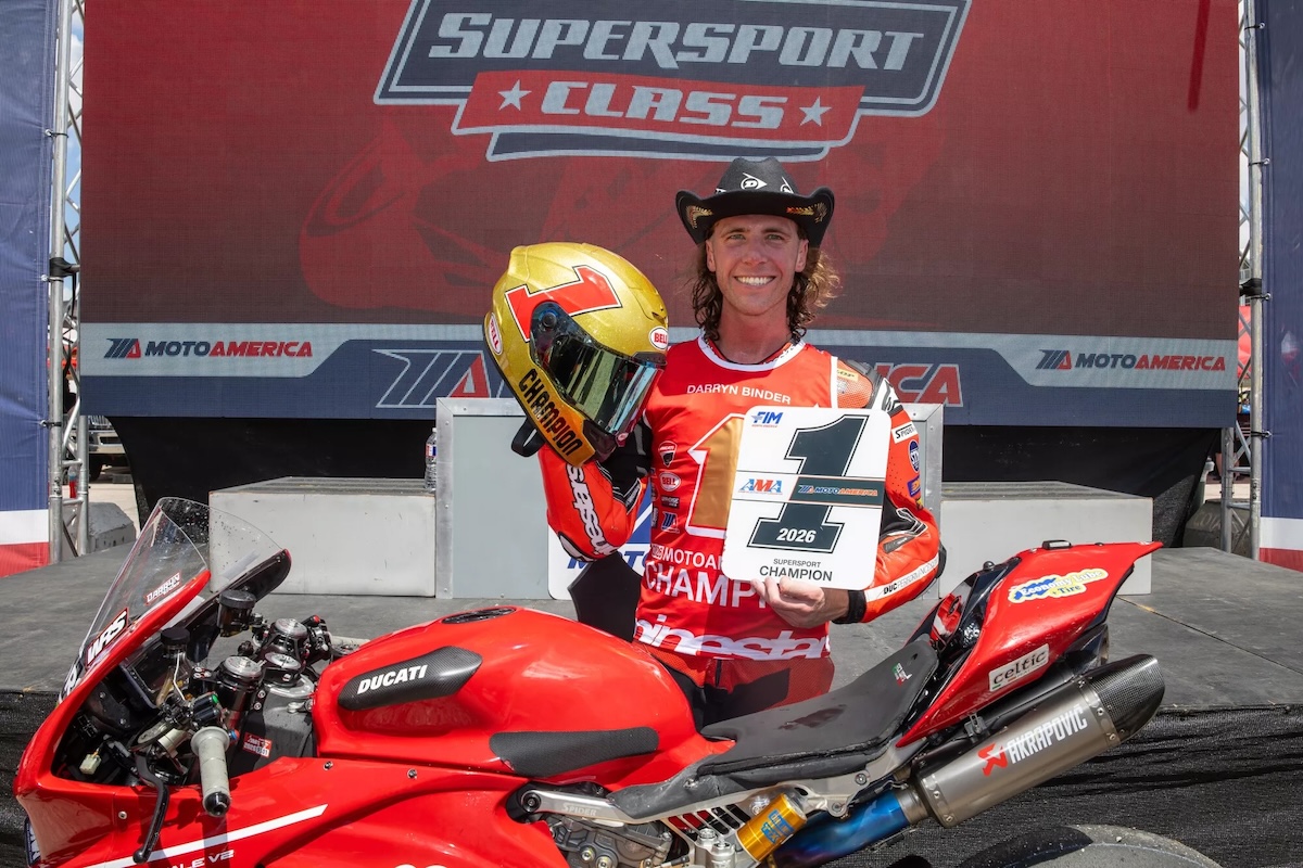 Darryn Binder Clinches 2026 MotoAmerica Supersport Title as Beaubier Wins at COTA 3 MotoAmerica COTA 2026