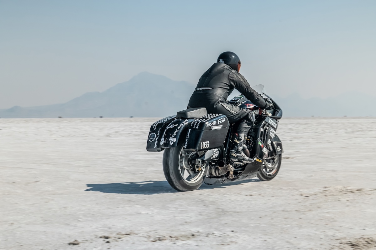 Project Leviathan Bonneville Speed Week: Buell Secures Historic 178 MPH Category B License 4 Project Leviathan