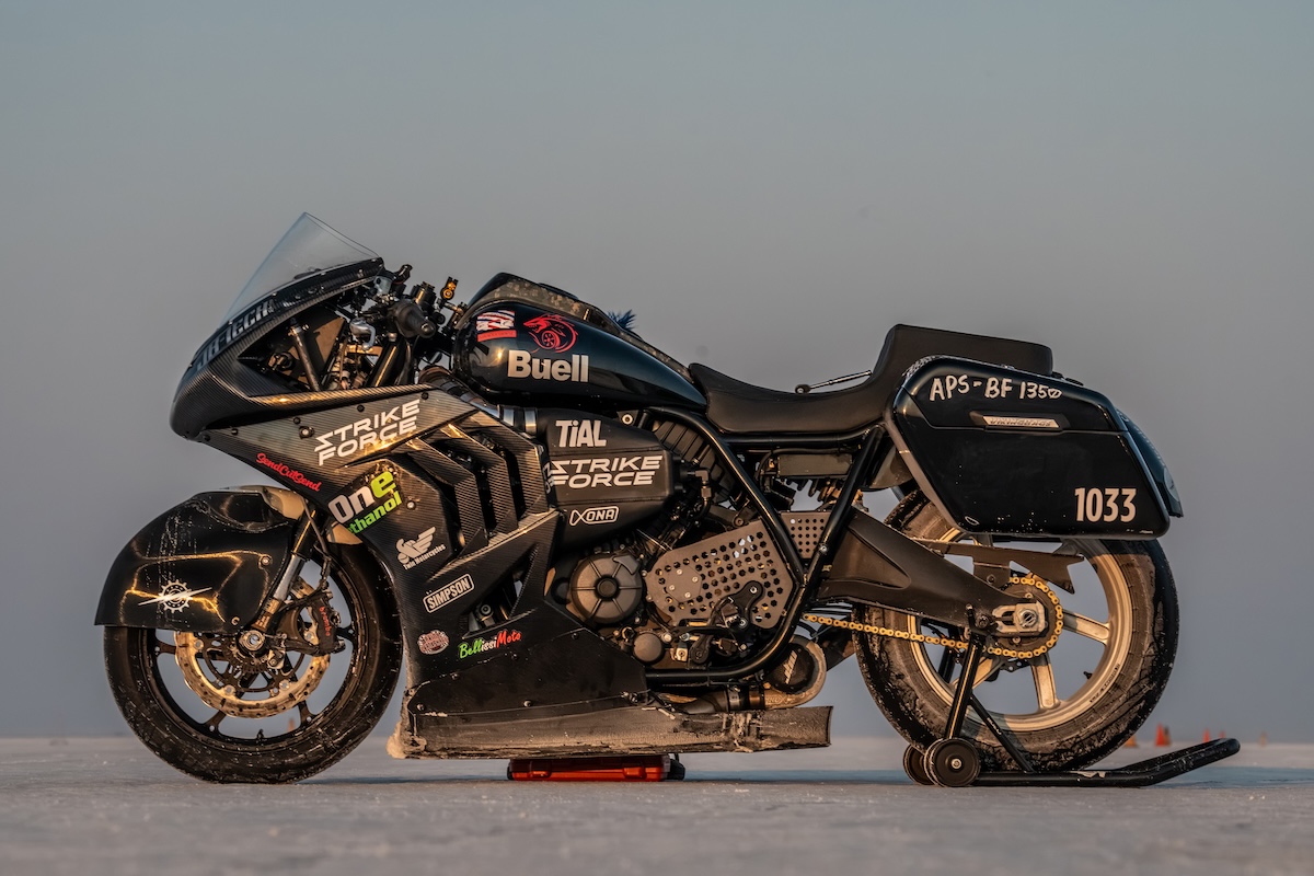 Project Leviathan Bonneville Speed Week: Buell Secures Historic 178 MPH Category B License 2 Project Leviathan
