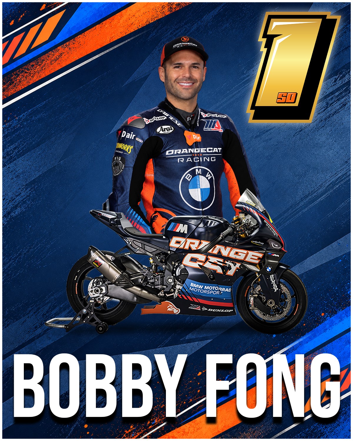 OrangeCat Racing 2027: Champion Bobby Fong Joins Sean Dylan Kelly on the BMW M 1000 RR 3 OrangeCat Racing 2027